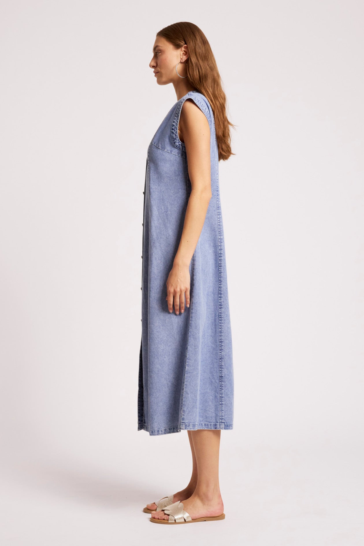 Dusk Denim Maxi Dress - Denim