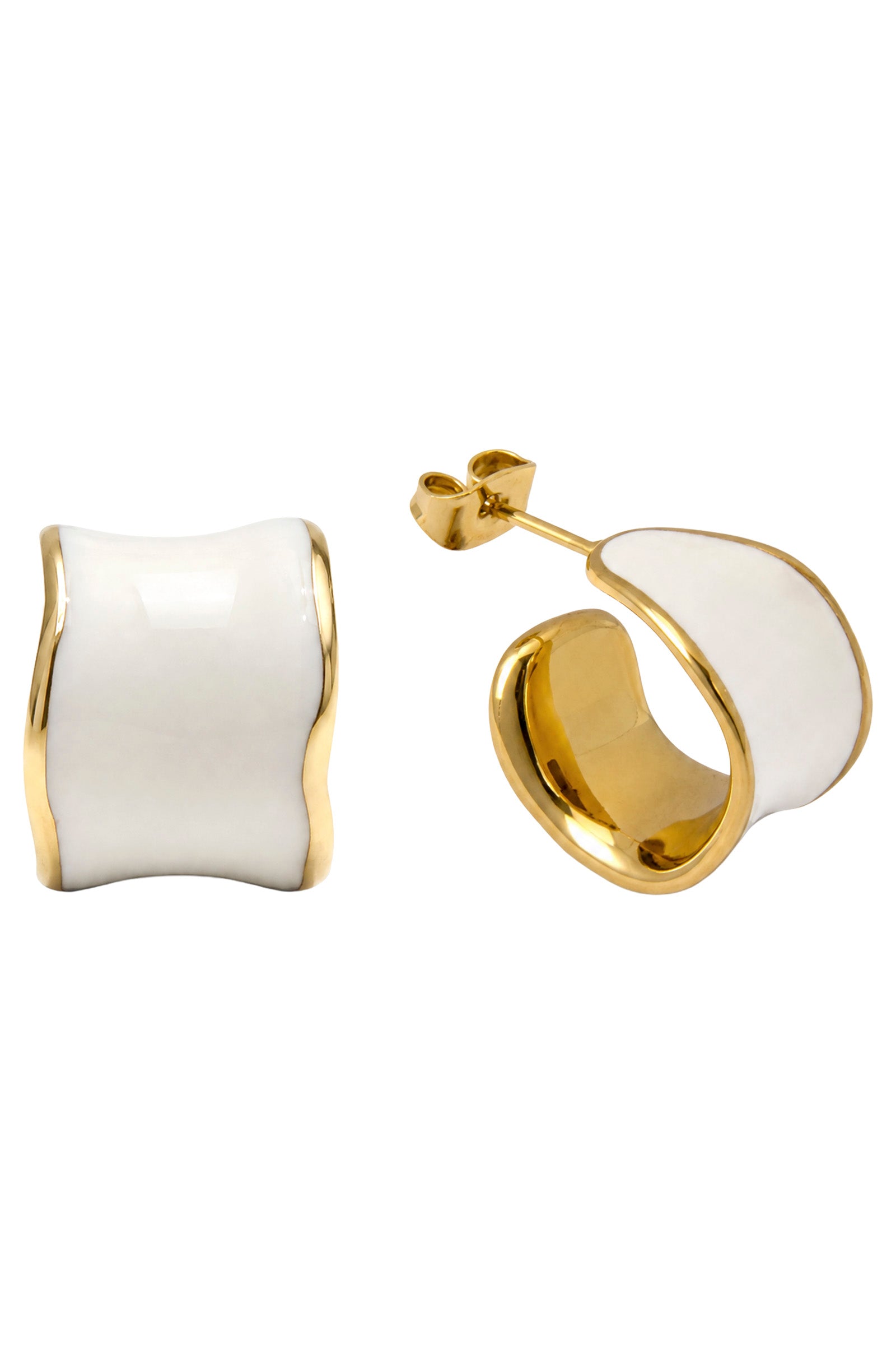 Coast Cuff Earring - White