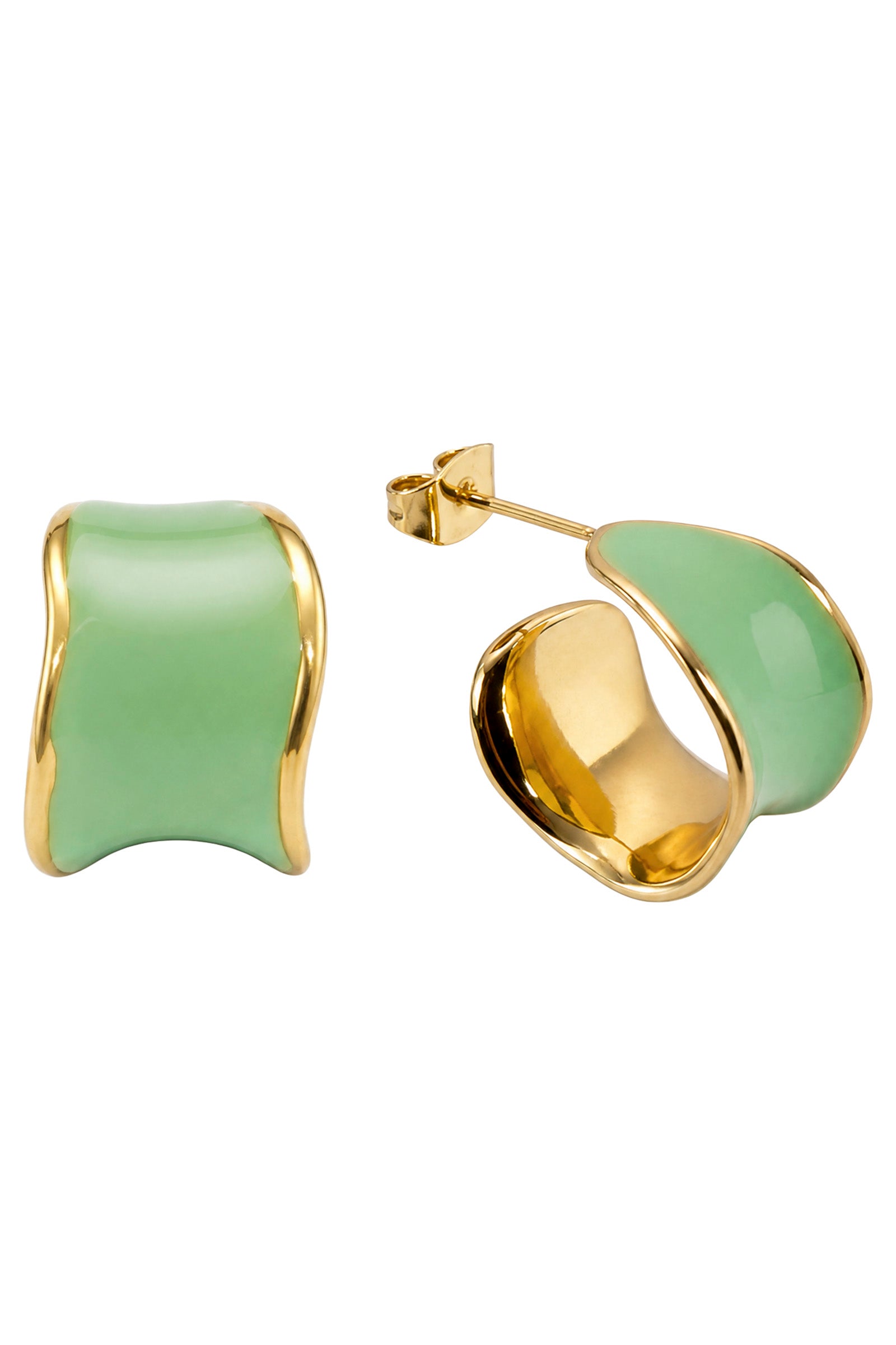 Coast Cuff Earring - Lime