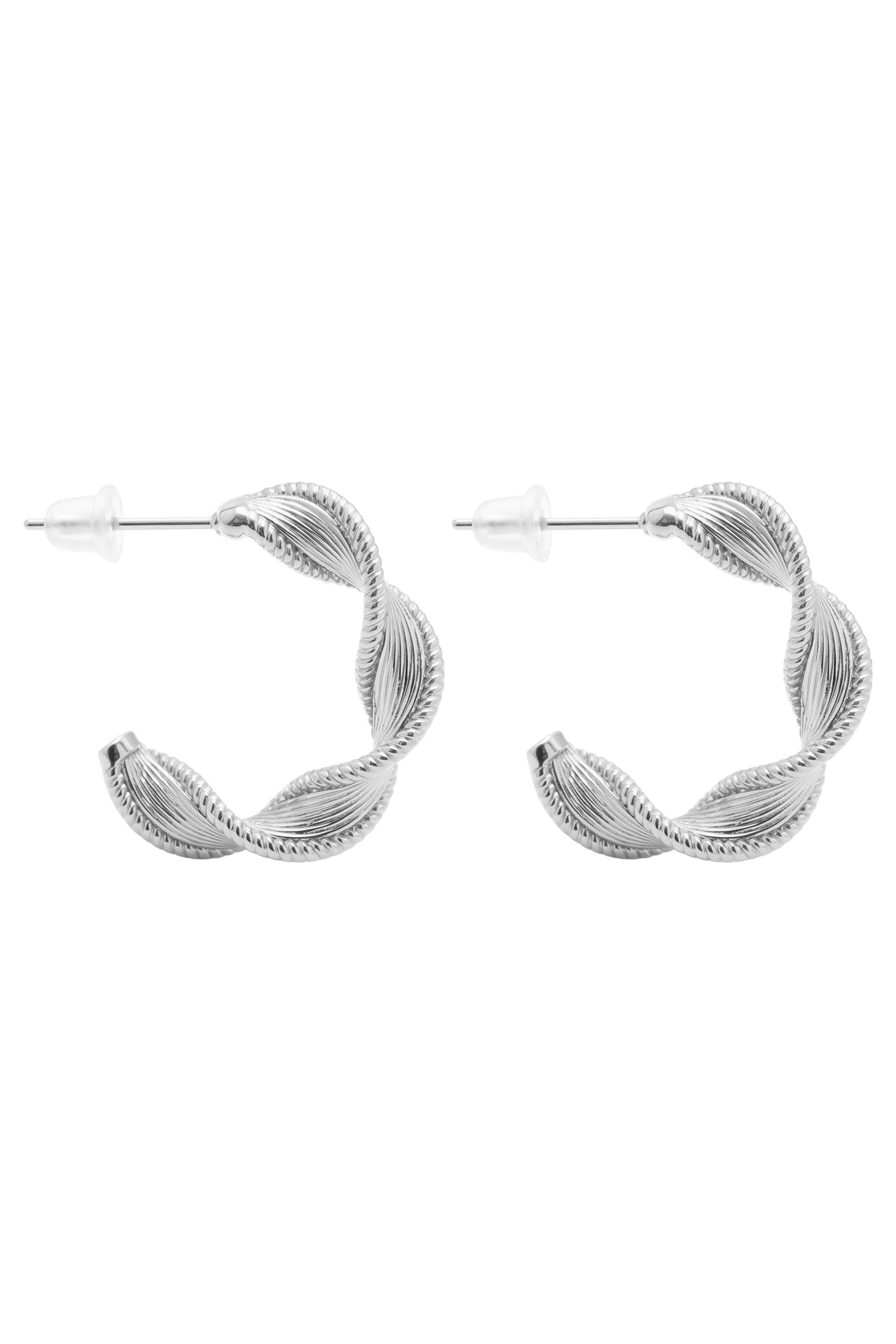 Olivera Twist Hoop - Silver