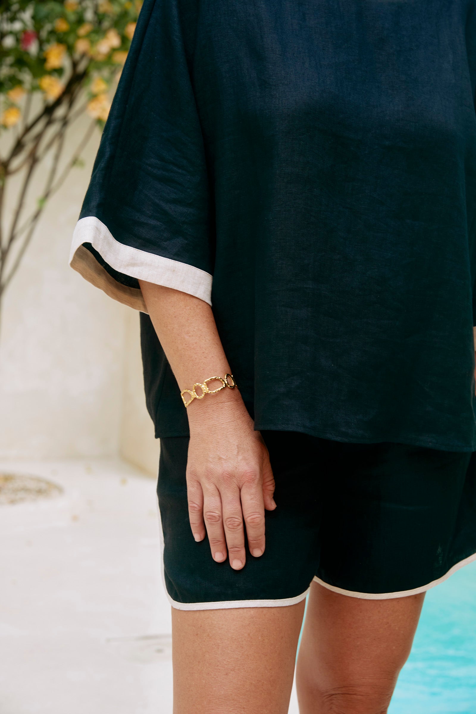 Solara Cuff - Gold Link