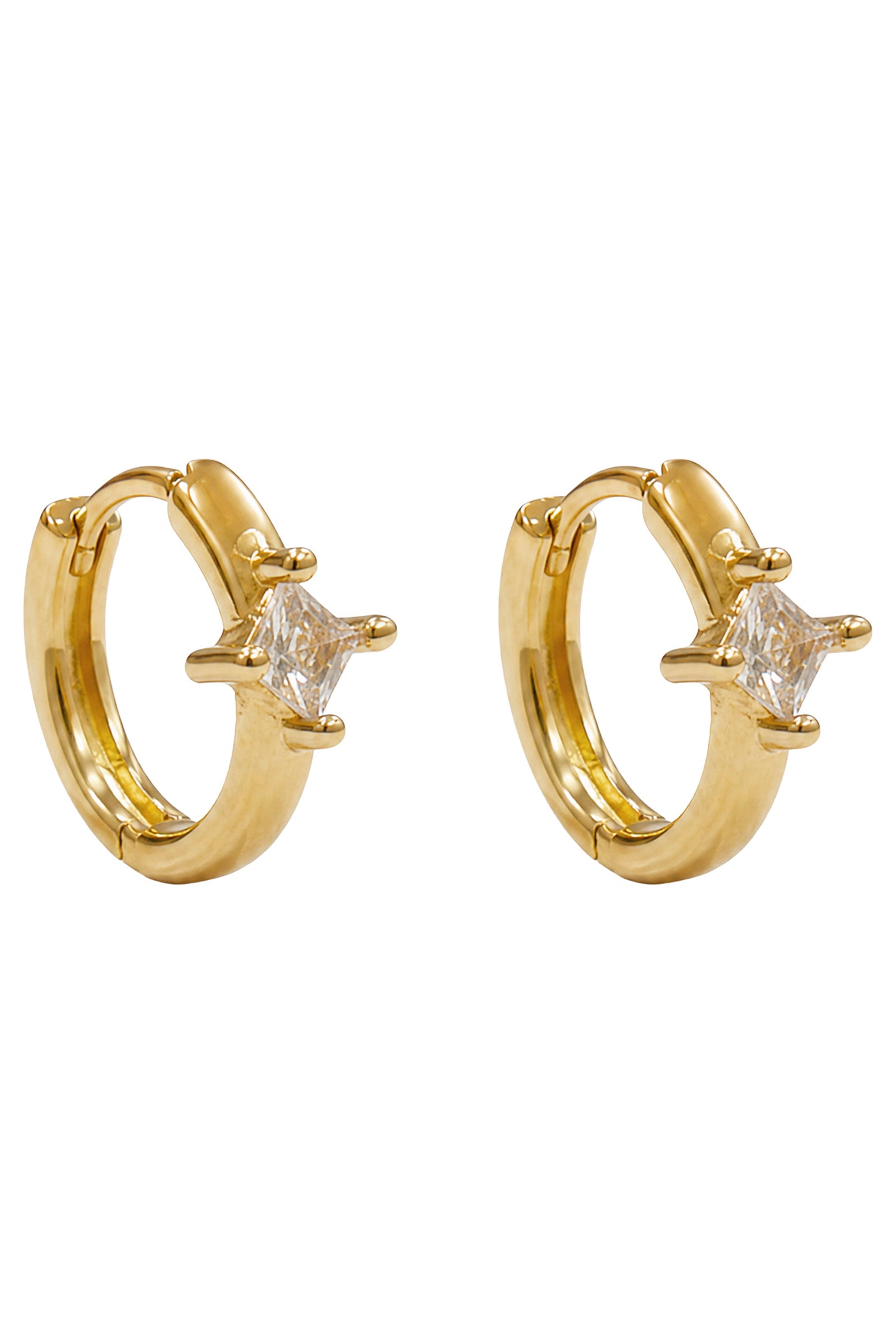 Heritage Earring - Diamond Gold