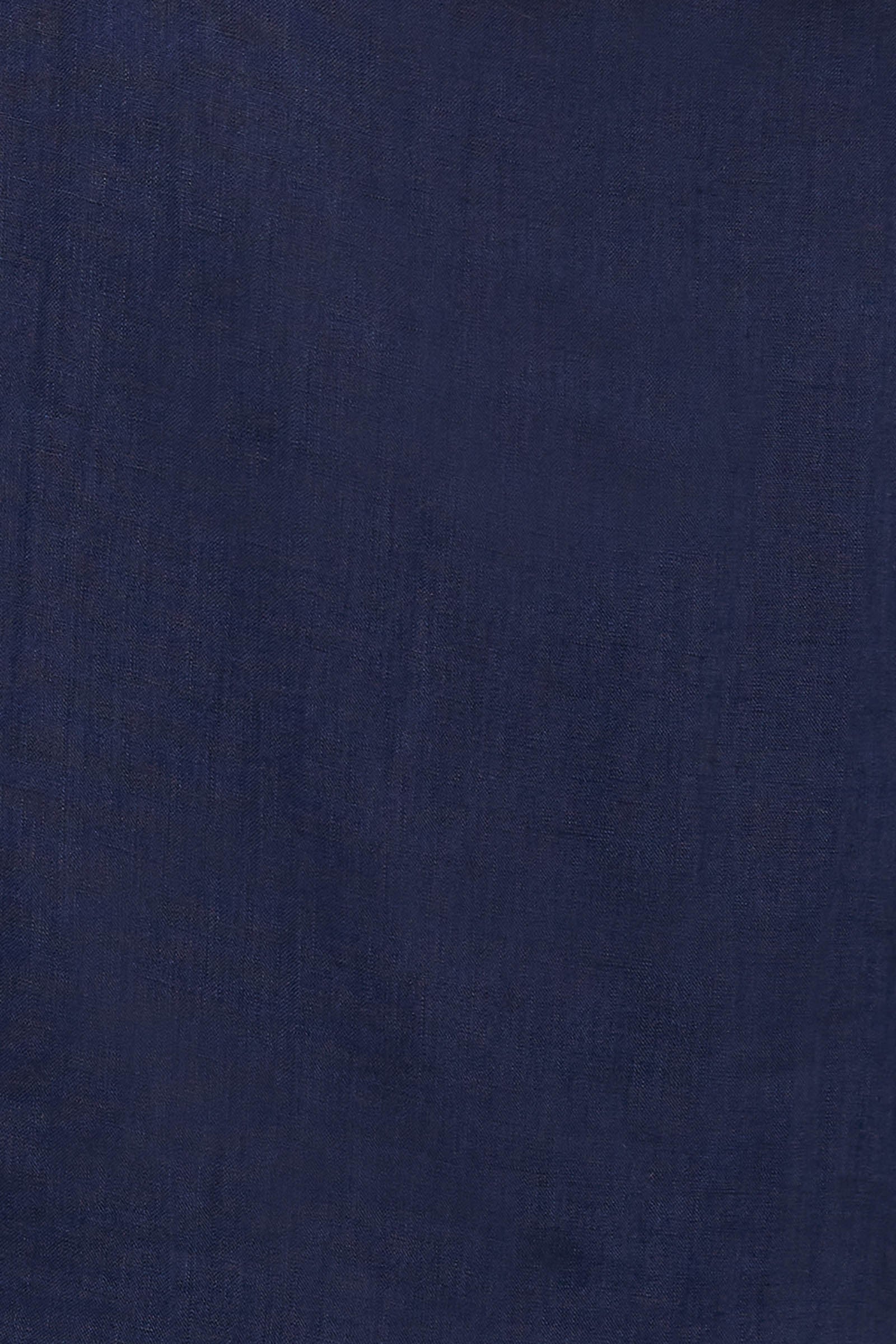 La Vie Frill Top - Sapphire - eb&ive Clothing - Top Sleeveless Linen