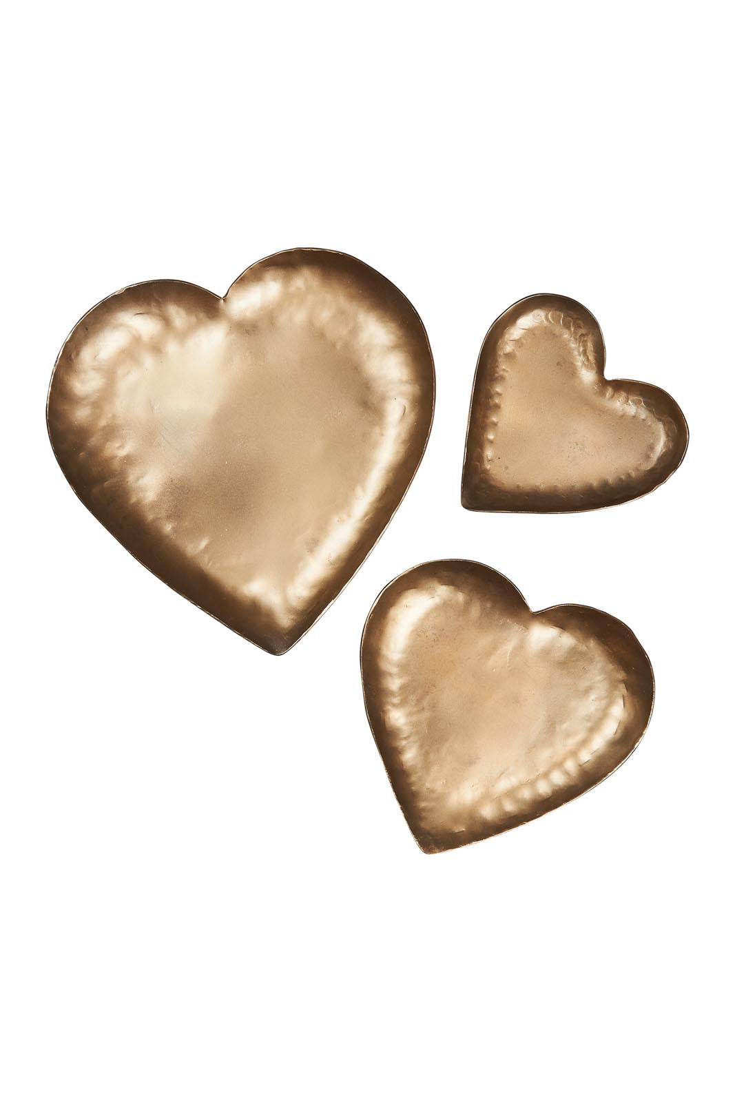 Luxe Heart Set - Brass - eb&ive Table Top