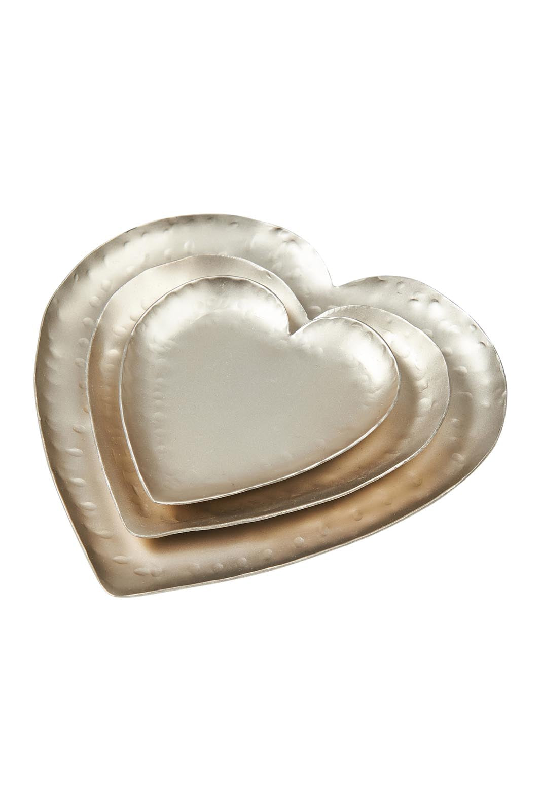 Luxe Heart Set - Silver - eb&ive Table Top