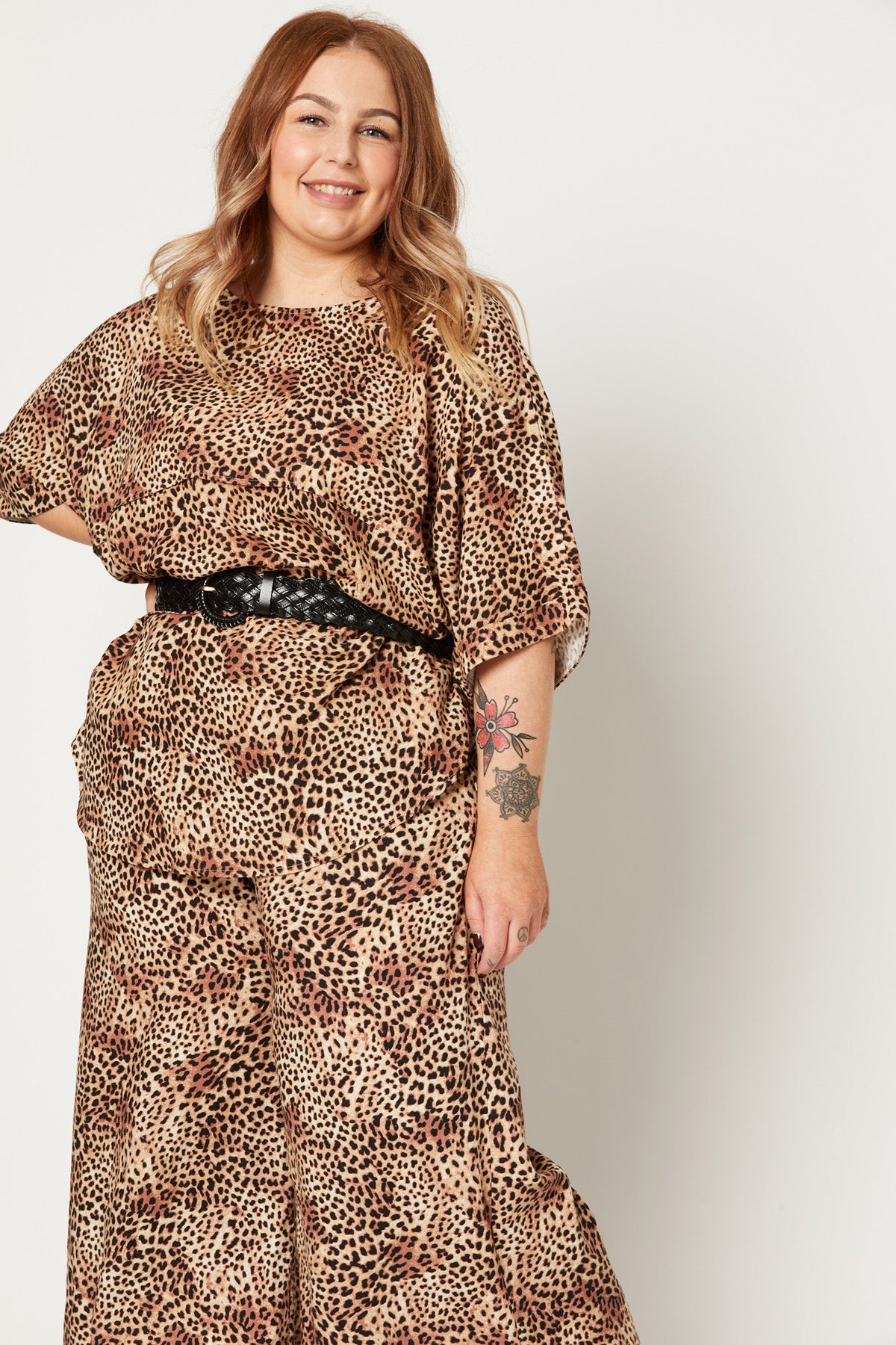 Nala Classic Top - Cheetah - eb&ive Clothing - Top One Size Linen