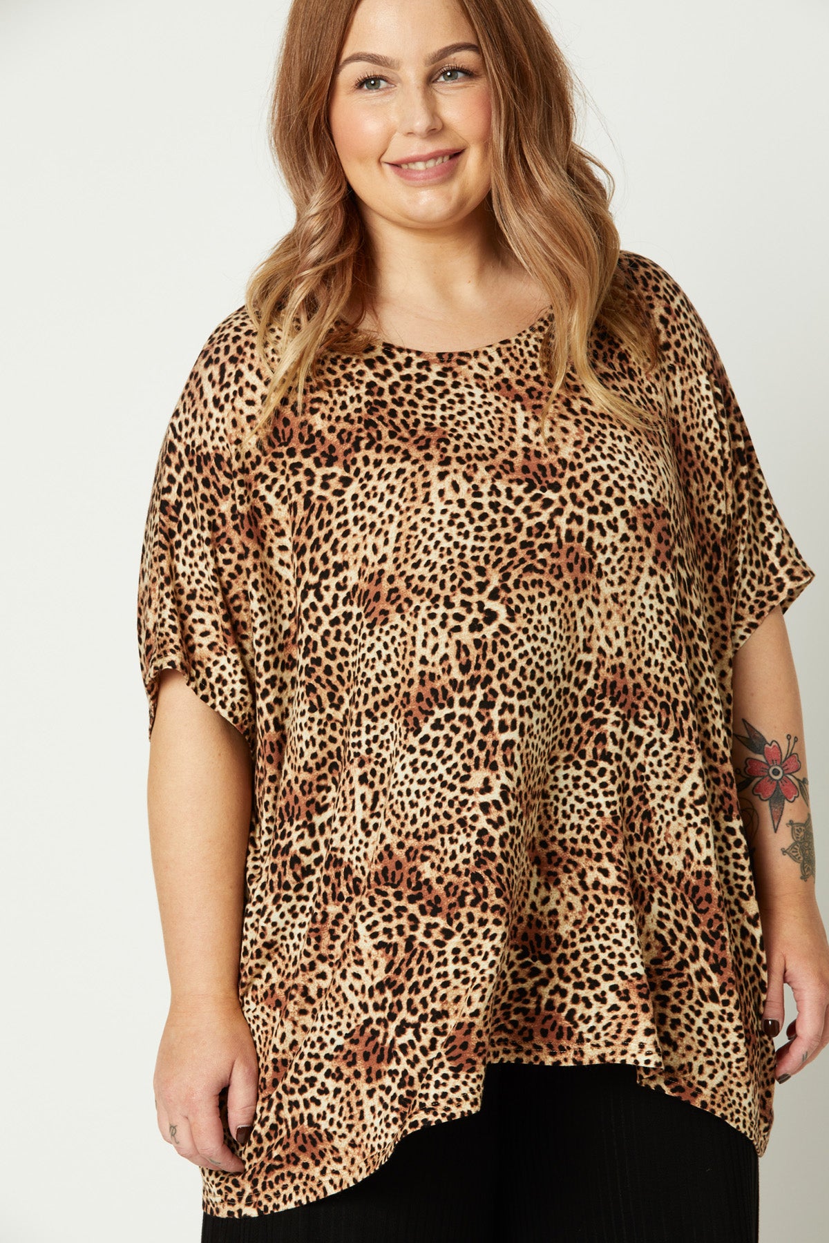 Lioness Top - Cheetah - eb&ive Clothing - Top S/S One Size