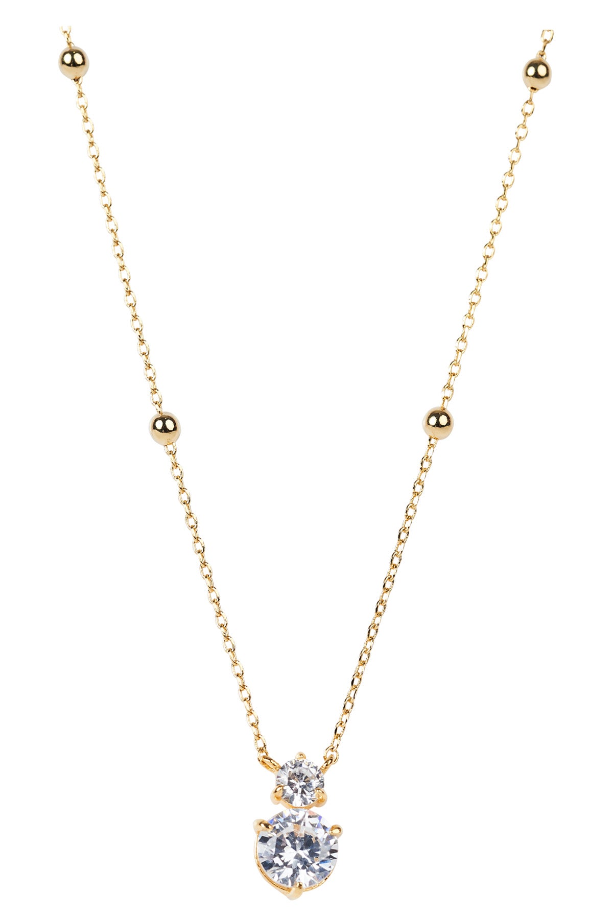 Diamante hot sale pendant necklace