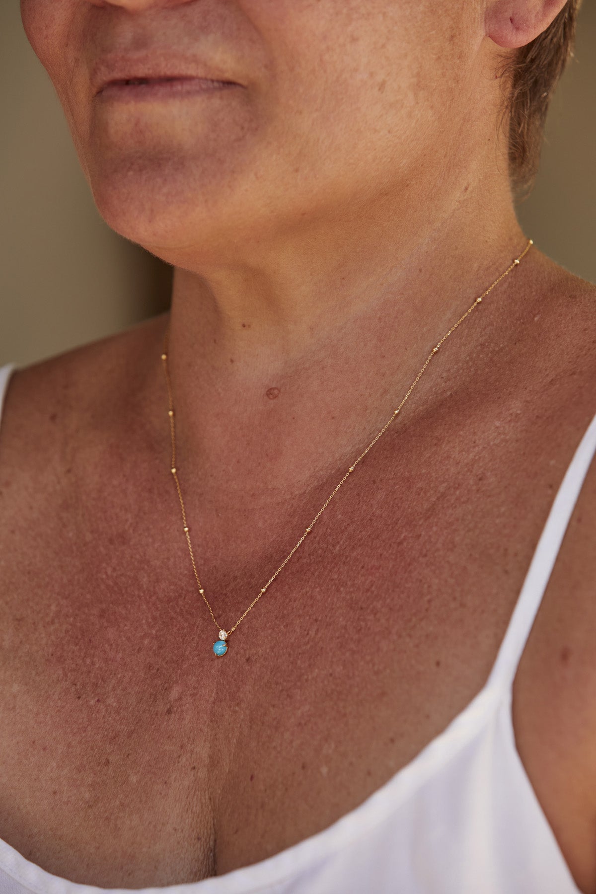 Instinctive Necklace - Turquoise - eb&ive Necklace