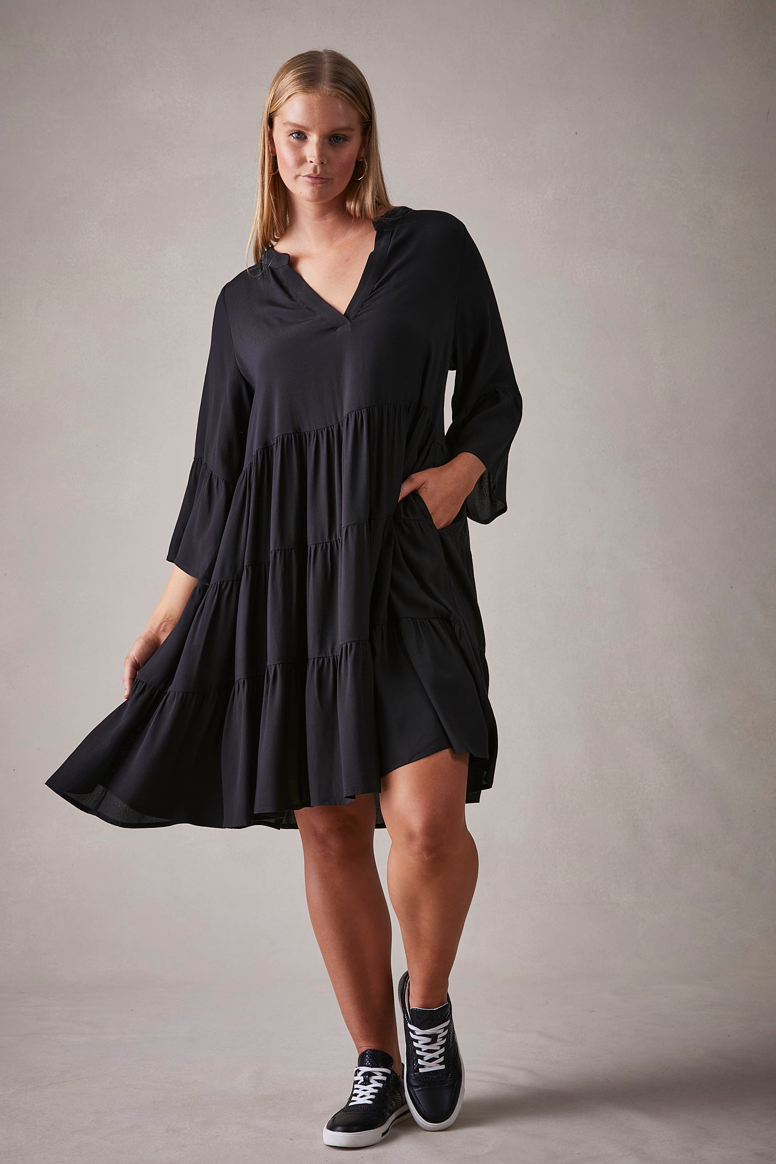 Bangalay Dress - Raven - eb&ive Clothing - Dress Mid