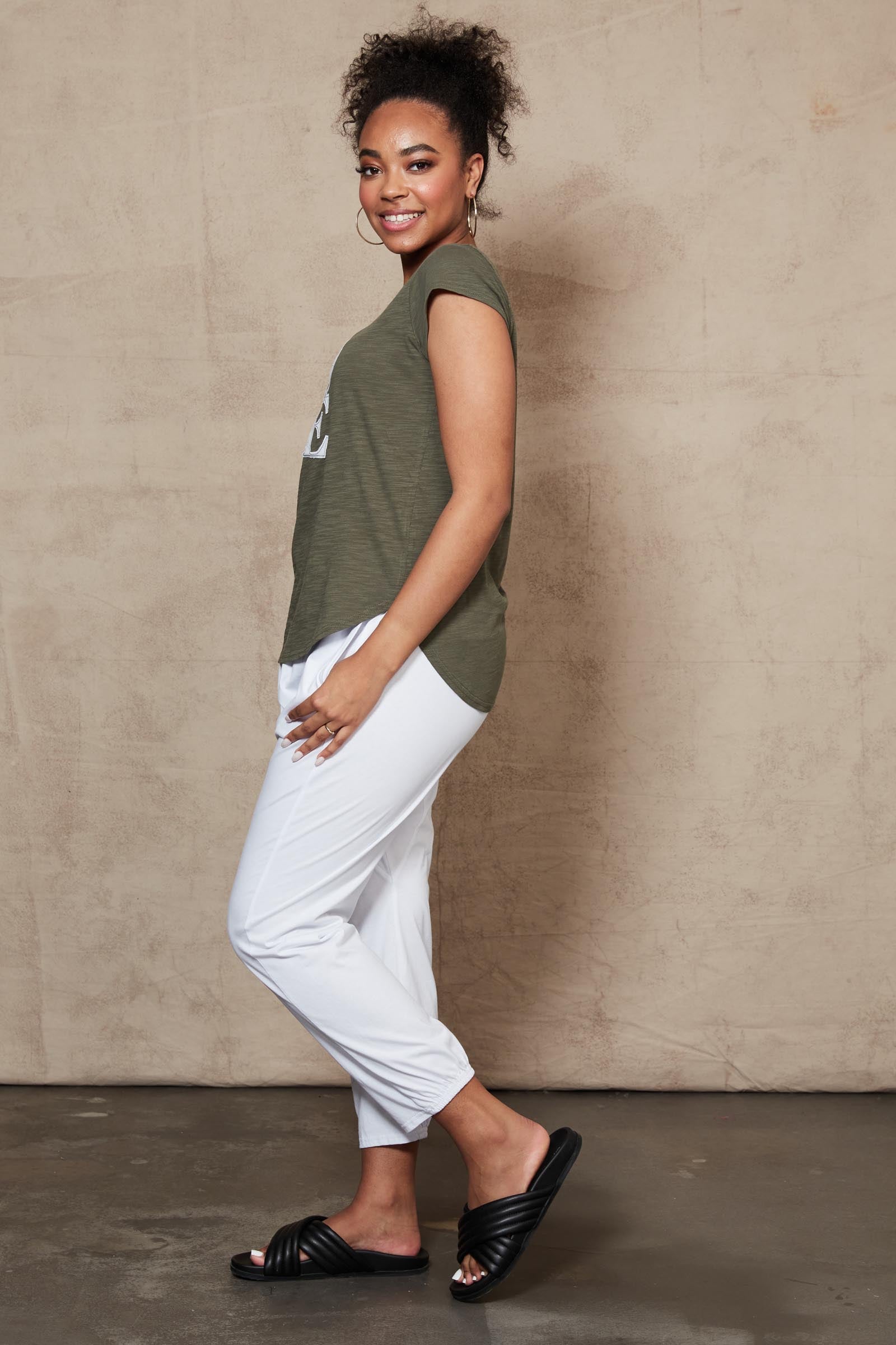 Allure Tshirt - Fern - eb&ive Clothing - Top Tshirt S/S