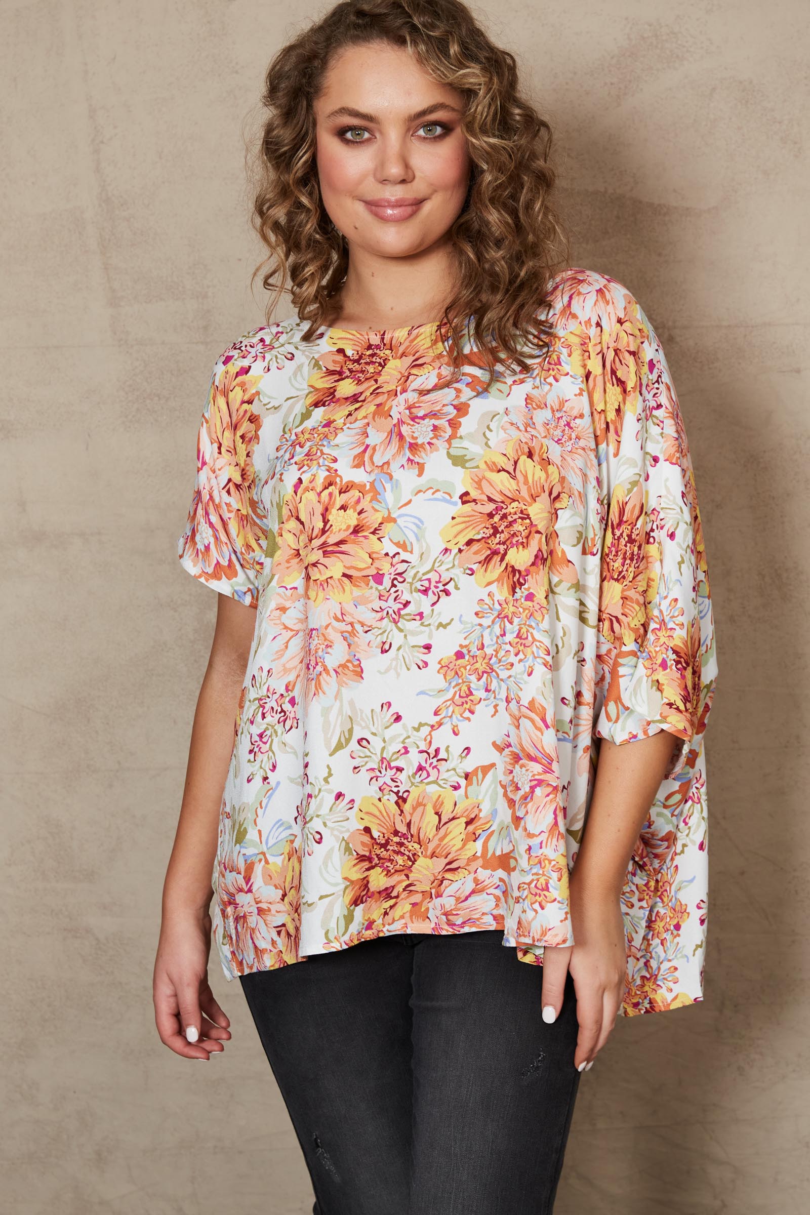 Alma Relaxed Top - Salt Jardin - eb&ive Clothing - Top S/S One Size