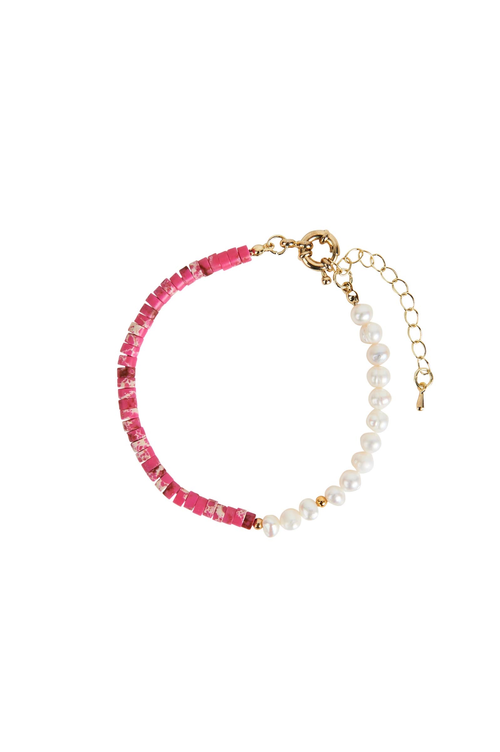 Plumeria Pearl Bracelet - Candy - eb&ive Bracelet
