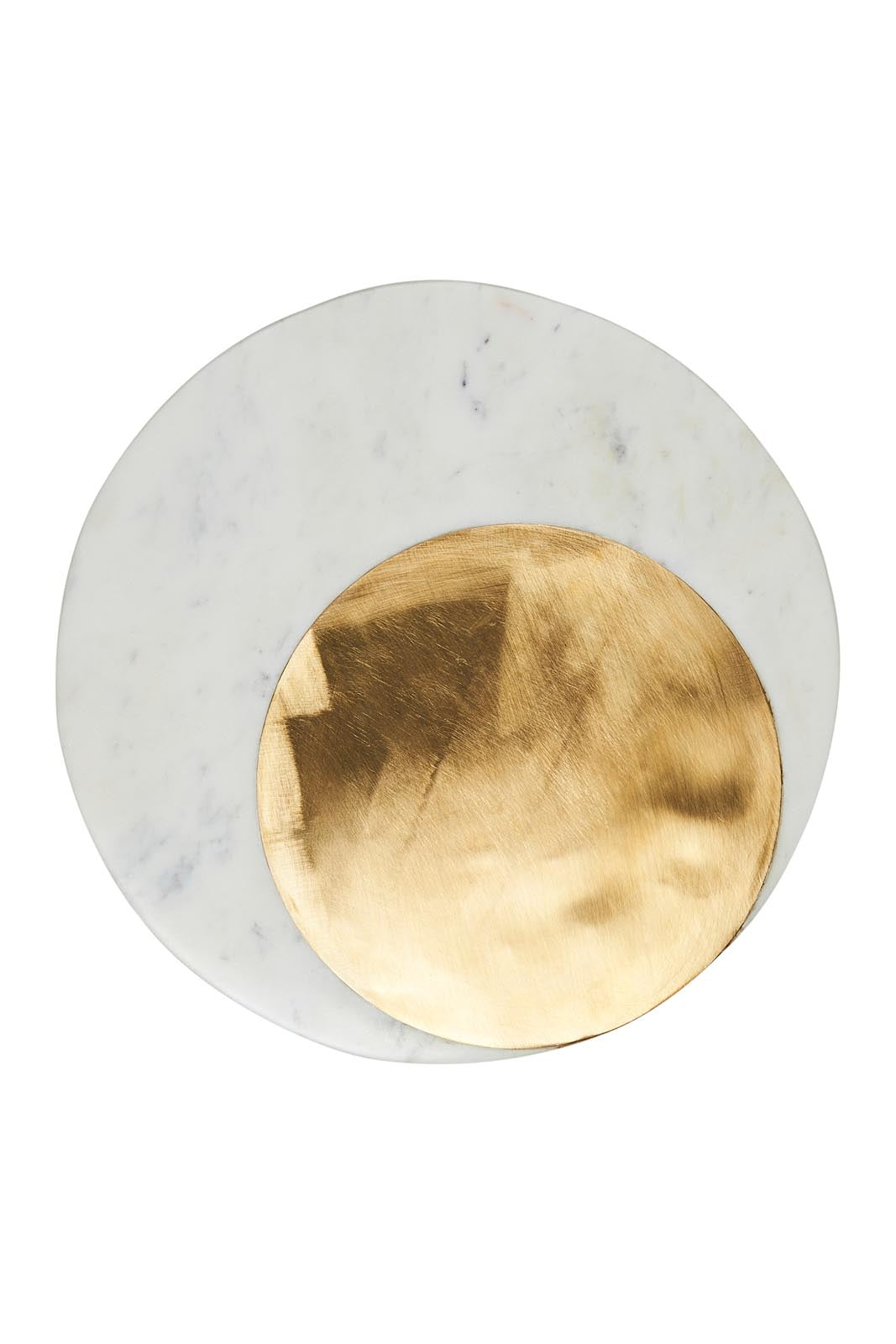 Casa Blanca Round Board - Gold/Marble - eb&ive Table Top