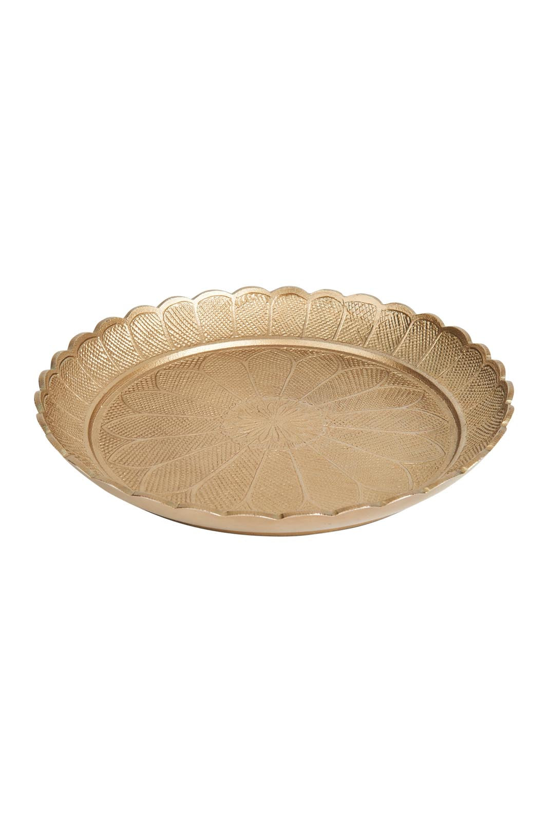 Daisy Luxe Salad Bowl/Platter - Bronze Gold - eb&ive Table Top