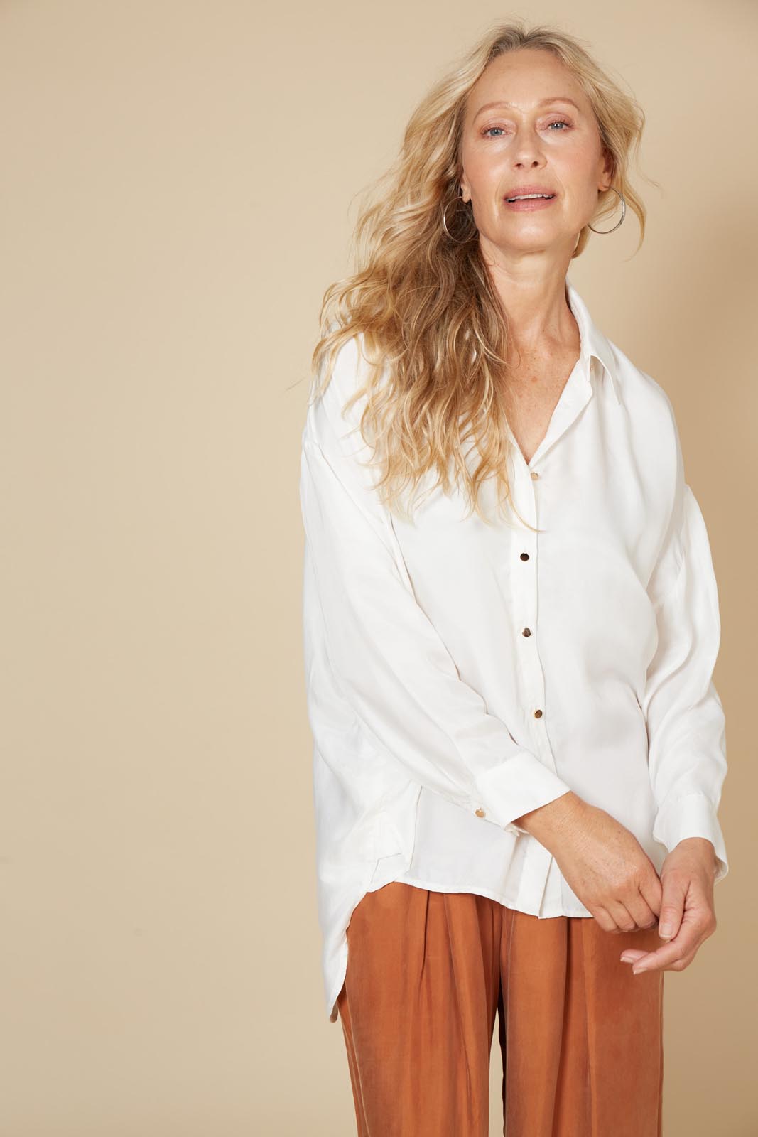 Vienetta Shirt - Blanc - eb&ive Clothing - Shirt L/S One Size