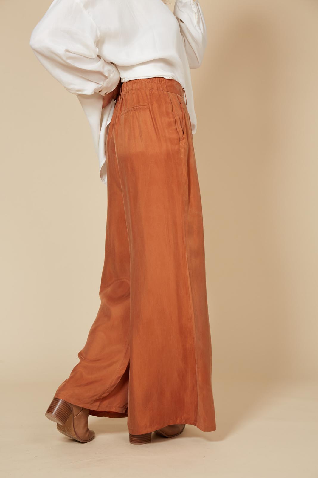 Vienetta Culotte Pant - Caramel - eb&ive Clothing - Pant Wide