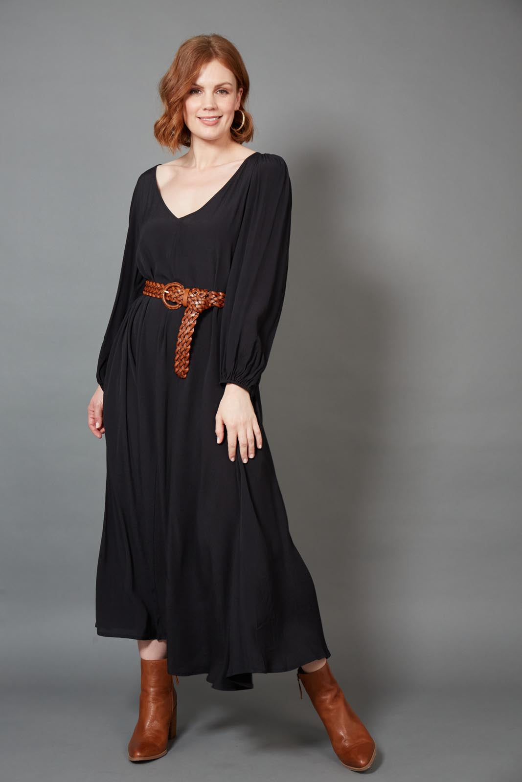 Milli Maxi - Ebony - eb&ive Clothing - Dress Maxi