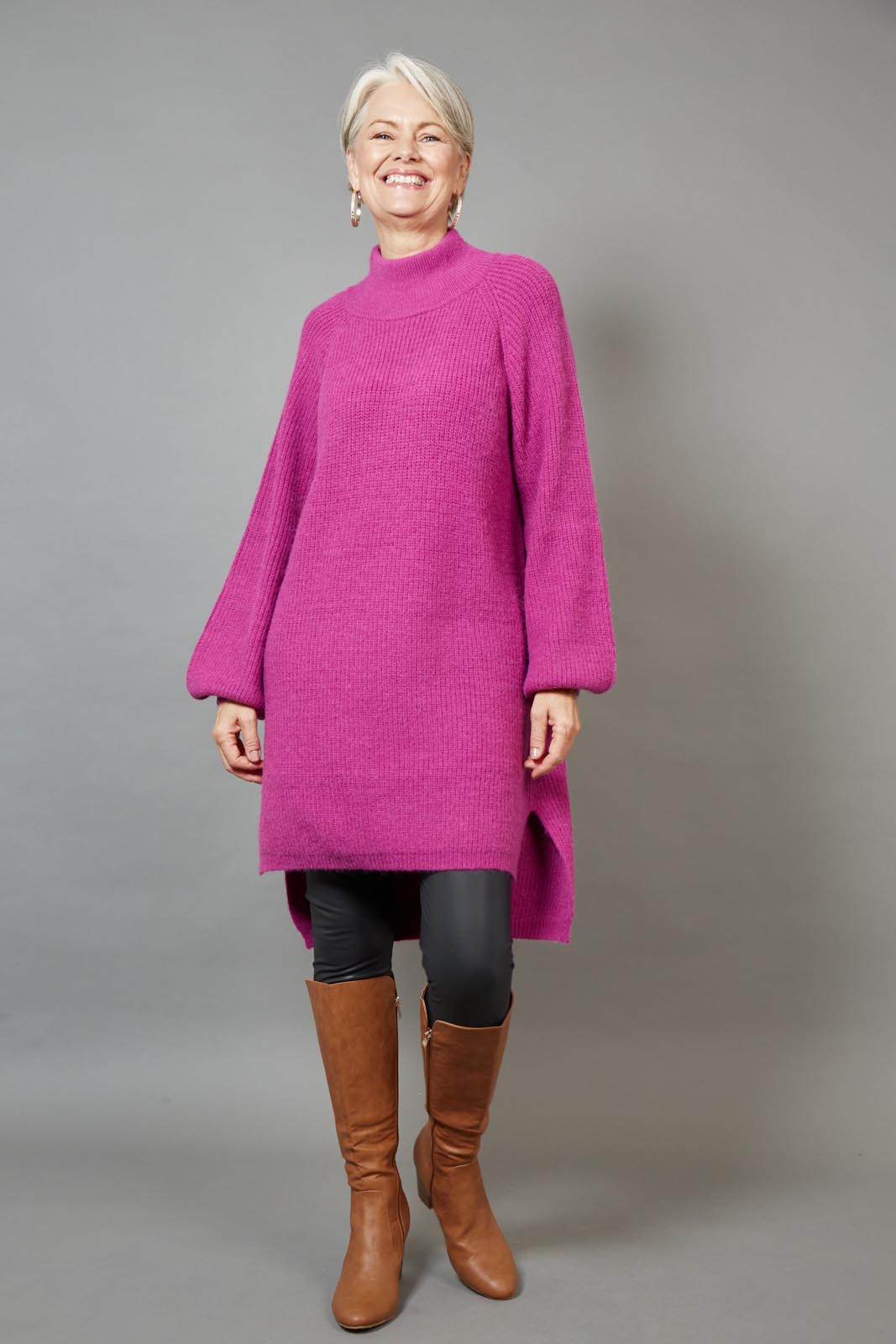 Kit Knit Top/Dress - Mulberry - eb&ive Clothing - Knit Top/Dress