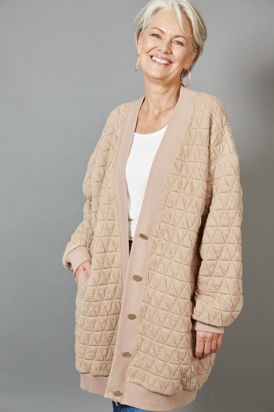La Vida Relaxed Cardigan - Camel - eb&ive Clothing - Cardigan