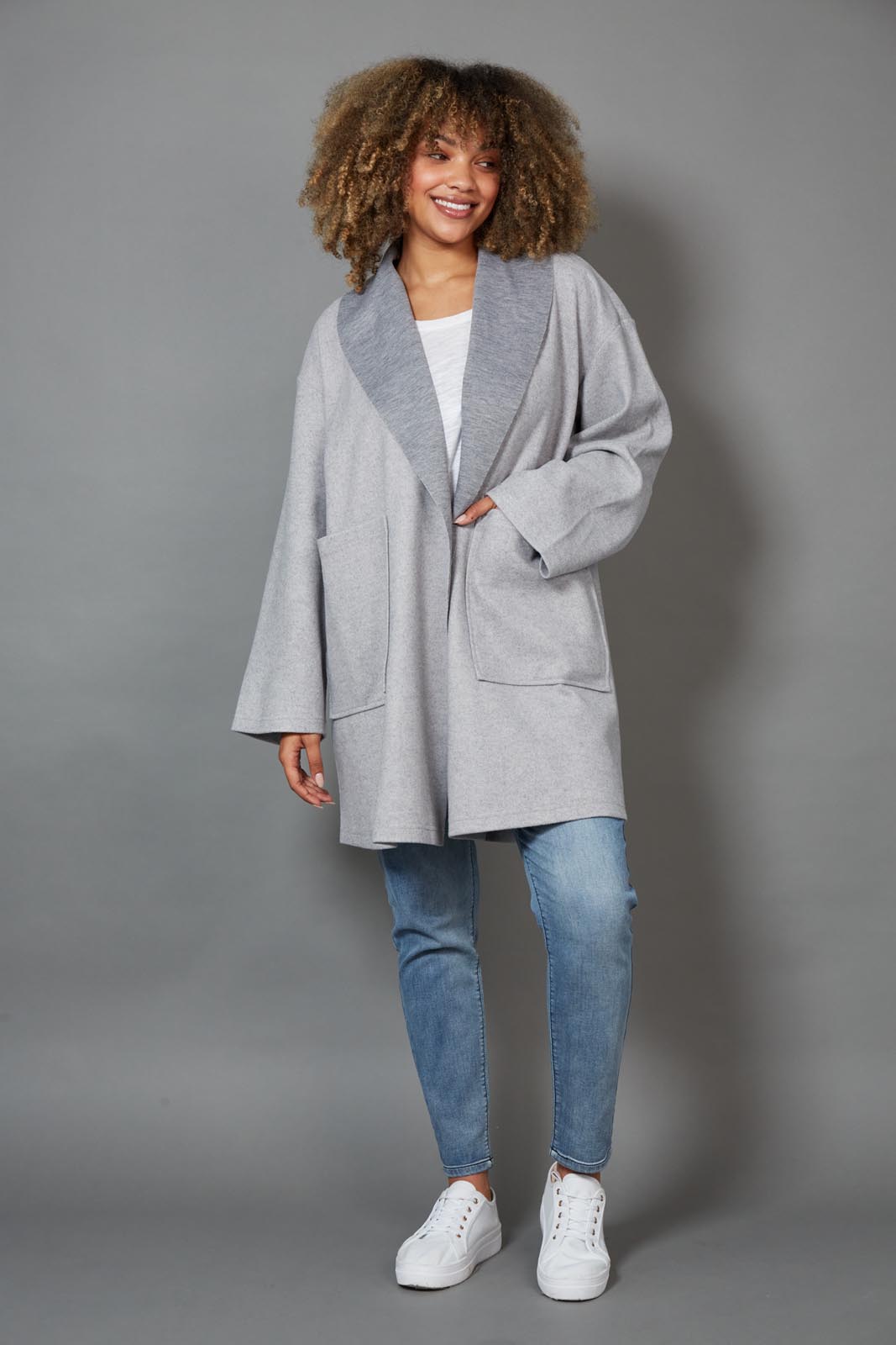 Klein Duster Coat - Gray - eb&ive Clothing - Jacket